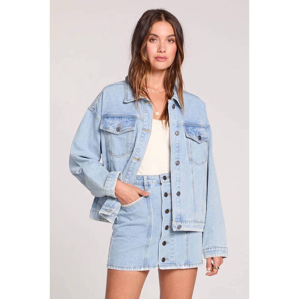 NEW SALTWATER LUXE violetta jacket in ocean wash